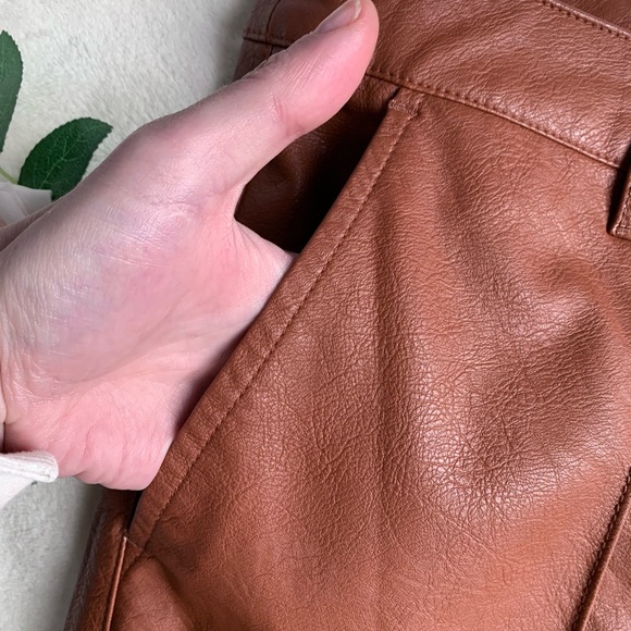 Urban Outfitters Isabella Faux Leather Flare Pant - Picture 9 of 12